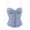 868#Blue, variant on Womens Retro Striped Corset With Adjustable Shoulder Straps Chest Support Lacing Detail Sleeveless V Neck Backless Shapewear Top For Party Vacation