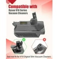 thumbnail image 5 of V10 Adapter for Dewalt 18V20V Craftsman 20V Ryobi 40V MAKITA /Einhell/Milwaukee/Bosch Ryobi 18V Li-ion Battery Converter to for Dyson V10 Battery for Cyclone Animal Fluffy SV12 Vacuum Cleaner, 5 of 31