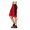 Red With Black Cut, variant on Men's and Big Men's 9" Active Shorts, Mesh Athletic Gym shorts with pockets, Sizes up to 3X