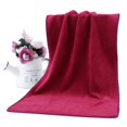 thumbnail image 1 of Nvzi 6 toallas de mano para baño, multiusos: para gimnasio, ducha, deportes, etc. Maneja diversas situaciones sin esfuerzo. 70 x 140 cm (rojo vino)., 1 of 5