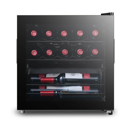 

KALMTE 14-Bottle Wine Cooler Full Glass Door