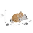 thumbnail image 3 of Hi- Line Gift 87757-K Orange & Grey Tabbies Cat Statue, 3 of 7