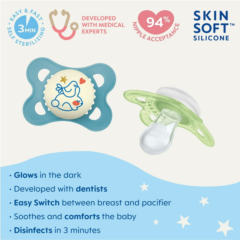 MAM Day Night Pacifier, 0-6 Months, Boy, pack - Main Image
