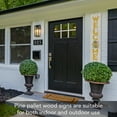 thumbnail image 2 of Highland Home "Floral Welcome" Pallet Wood Welcome Sign, 2 of 7