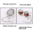 thumbnail image 4 of 2.7 inch Stainless steel fine mesh seasoning ball kitchen soup spice stew filter kitchen tool metal tea bag tea ball (2Pcs Round Shape), 4 of 6