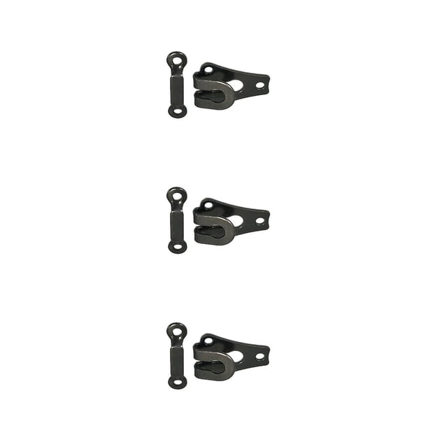 Matsuzay 10 piezas, ganchos para pantalones, sujetadores de cierre de ojo de costura DIY reutilizables, tienda de sastrería, vestidos, faldas, Type1 NO1