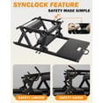 MITONOS 800LBS Hip Thrust Machine, Plate‑Loaded Glute Drive Glute ...