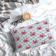thumbnail image 5 of Fotbe Cute Red Crabs With Nautical Funda de Almohada Decorativa Estilo Occidental, Lujo en Algodón, Fundas para Almohadas King, Cojín Estampado para Decoración del Hogar-14"x20", 5 of 6