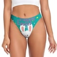 thumbnail image 1 of Balery Happy easter Tangas de Algodón para Mujer con Estampado – Ropa Interior Sexy, Transpirable, G-string-X-Large, 1 of 6