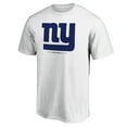 thumbnail image 2 of Men's White New York Giants Logo Team Lockup T-Shirt, 2 of 3