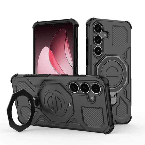 Funda GANGXUN para Samsung Galaxy S25 Plus , magnética, ligera, soporte 360°, antigolpes