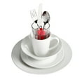 thumbnail image 4 of Gibson Home Regal White II 32-Piece Dinnerware Combo Set, White, 4 of 12