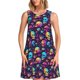 thumbnail image 1 of Balery mushroom Skull star Vestidos de verano para mujer con estampado: vestido holgado sin mangas, vestido playero informal y cómodo para días calurosos., 1 of 7
