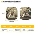 thumbnail image 5 of KUIFORTI Cute Pug Sun Shade for Car Windshield Cute Sunshades, 2 Pack Portable Car Shades for Front Windows Funny Windshield Cover Keeps Your Vehicle Cool, 5 of 5