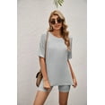 thumbnail image 1 of Summer Homewear Solid Color Casual Tights Sports Suit, 1 of 3
