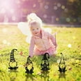 thumbnail image 3 of JZROCKER Metal Iron Faceless for Doll Gnomes Statue Art Silhouette Home Garden Decoration Outdoor Yard Patio Courtyard Artwork Dwarf Ornaments, 3 of 9