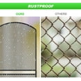 thumbnail image 4 of Decorative Garden Fence 10 Pack, 37.5in(H) x 10.8ft(L) Animal Barrier Rustproof Metal Fencing for Yard Dog Rabbit Wire Edging, 4 of 6