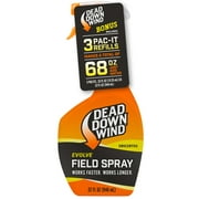 Dead Down Wind Field Spray Pac It Combo 68 oz. Value Pack Hunting Scent Elimination Spray