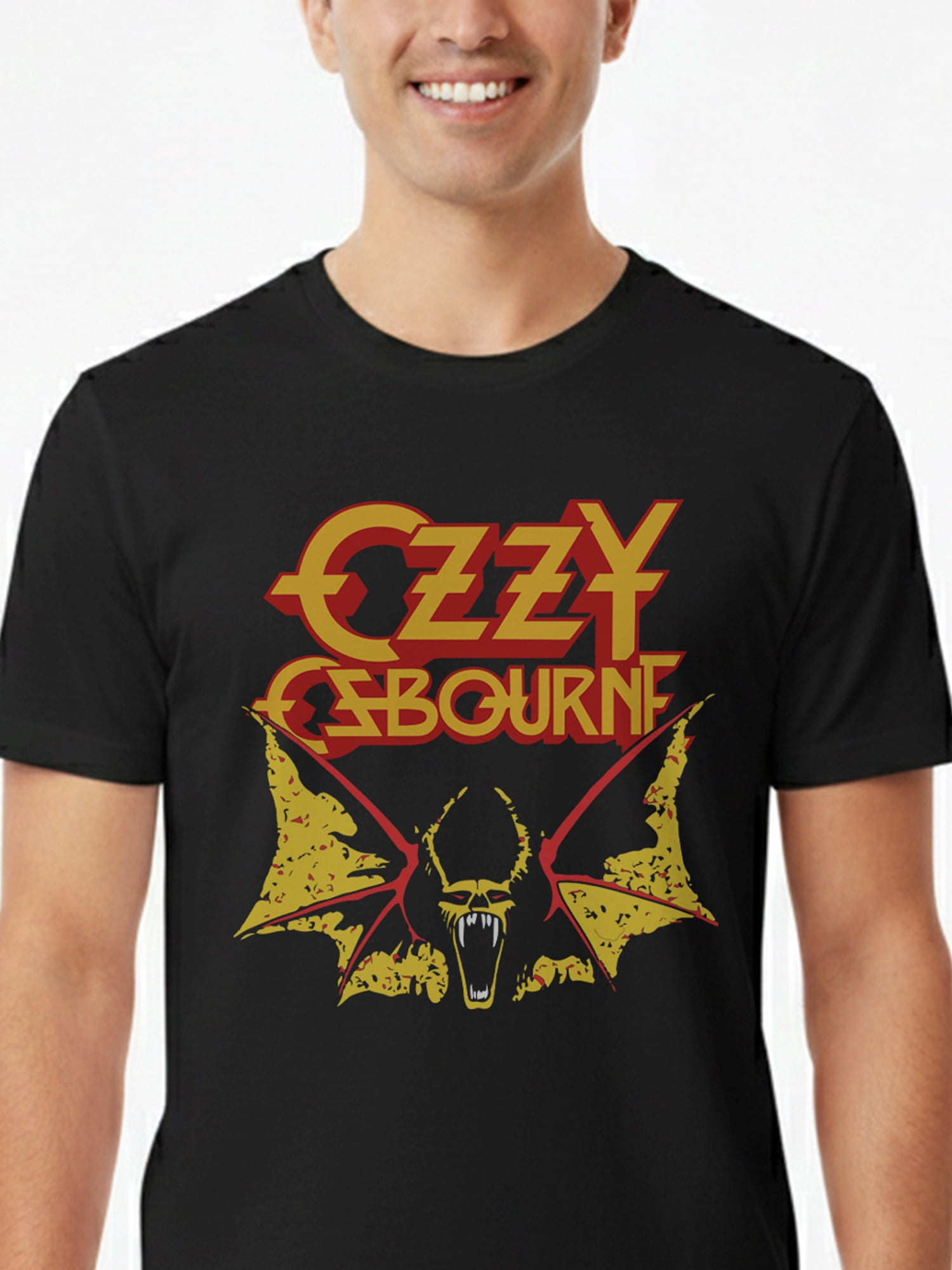 Ozzy Osbourne, Men's & Big Men's Graphic Tee, Bat Cover, Sizes S-3XL