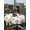 White, variant on Spring Leaves Flowers Outdoor Tablecloth - 54 Inch Round Dining Table Cover, Rustic Flower Pastoral Botanical Waterproof Outdoor Table Cloth with Umbrella Hole & Zipper for Picnic/Patio/Party