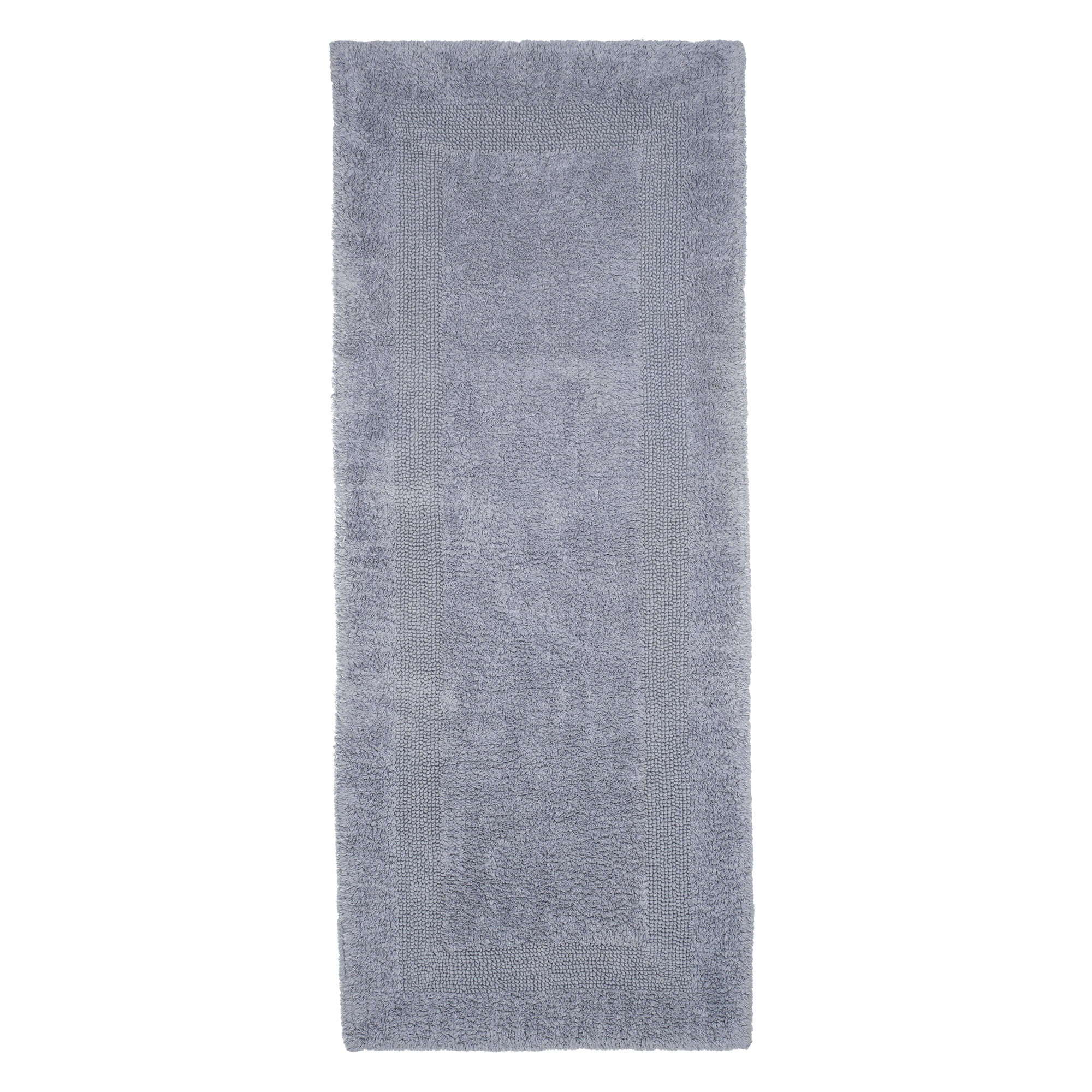 Olivia Gray Erin Cotton Bath Rug Set 32-in x 20-in Slate Blue Cotton Bath  Mat Set in the Bathroom Rugs & Mats department at