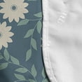 thumbnail image 4 of Ivory and Blue Microwave Oven Cover, Chamomile Flowers Pattern Romantic Feminine Exotic Foliage, Water Resistant Organizer with Pockets for Kitchen, 36" x 12", Turquoise Teal and Ivory, by Ambesonne, 4 of 4