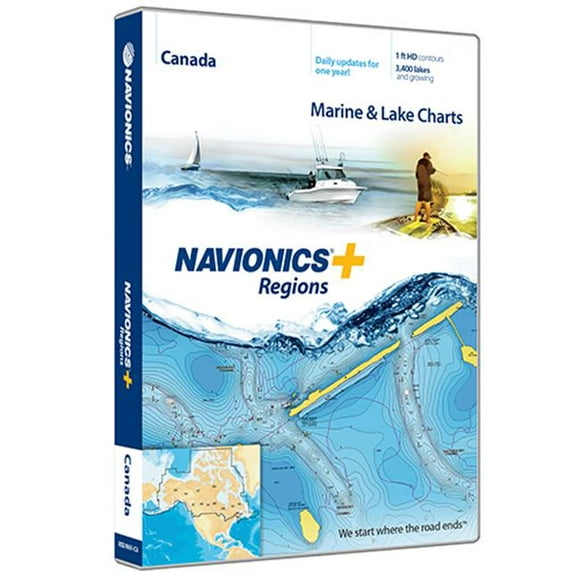 Navionics MSD-NAV-CA Navionics & Canada Plus Traceur de Cartes