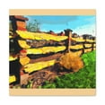 thumbnail image 2 of Barnyard Fence Fauvism - Canvas, 2 of 25