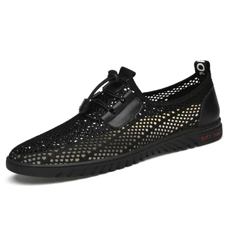 

New Mesh Breathable Handmade Sandals With Soft Sole For Indoor Outdoor Beach Sports Quick Dry Elastic Band Water Shoes For Men Women