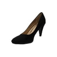 thumbnail image 4 of American Rag Felix Women Round Toe Canvas Heels Title: 7M/Black, 4 of 5