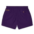 thumbnail image 3 of Men's Mitchell & Ness  Purple Los Angeles Lakers Woven Shorts, 3 of 4