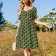 thumbnail image 5 of Vestido de manga corta con cuerda, vestido de playa, vestidos de fiesta elegantes para mujer, vestido para mujer, vestido de noche para mujer, 5 of 8