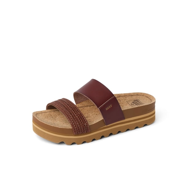 Sandalia REEF Vista Hi Plataforma Confort para Mujer Chocolate