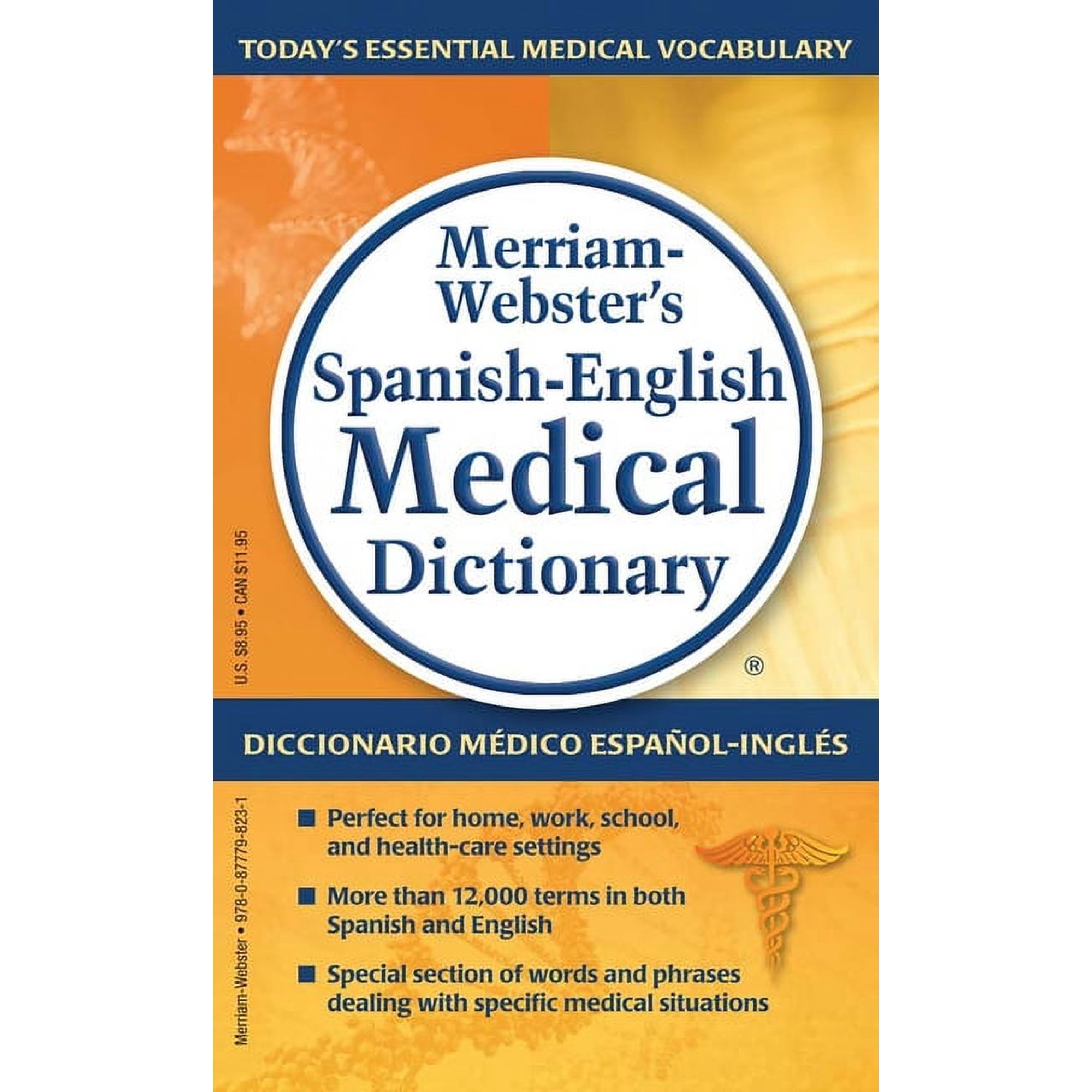 Merriam-Webster's Spanish-English Medical Dictionary, (Paperback)