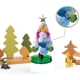 thumbnail image 3 of Árbol mágico de 2 piezas para el día del árbol, papel de cristal de bricolaje, árbol mágico en crecimiento, presenta un kit novedoso para niños, juguetes educativos y de fiesta divertidos (color), 3 of 5