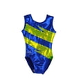 thumbnail image 2 of O3GL058 Obersee Girls Gymnastics Leotard One-Piece Athletic Activewear Girl's Dance Outfit Girls'  Women's Sizes - Royal Blitz, 2 of 4