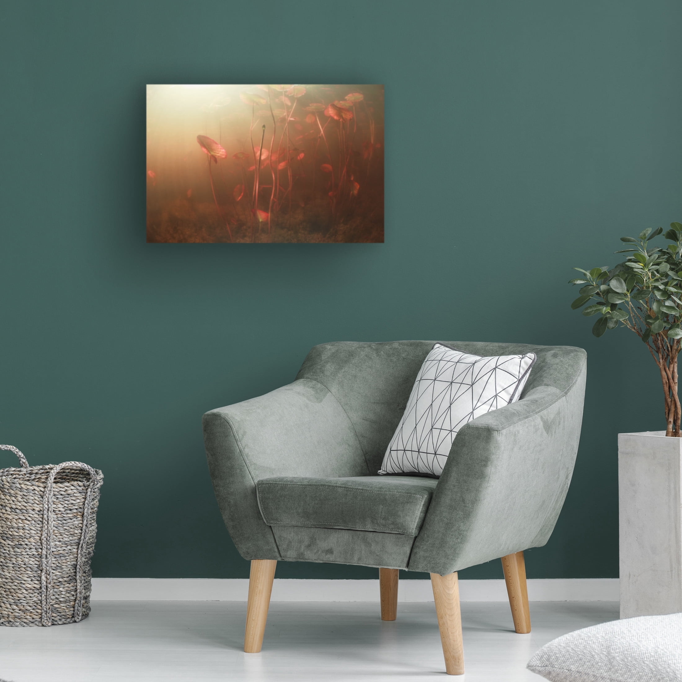 Canvas Wall Art - Andrey Narchuk 'Lines World' Wall Art for Living Room, Bedroom, or Office D?cor by Trademark Fine Art - 19 x 12 Inches