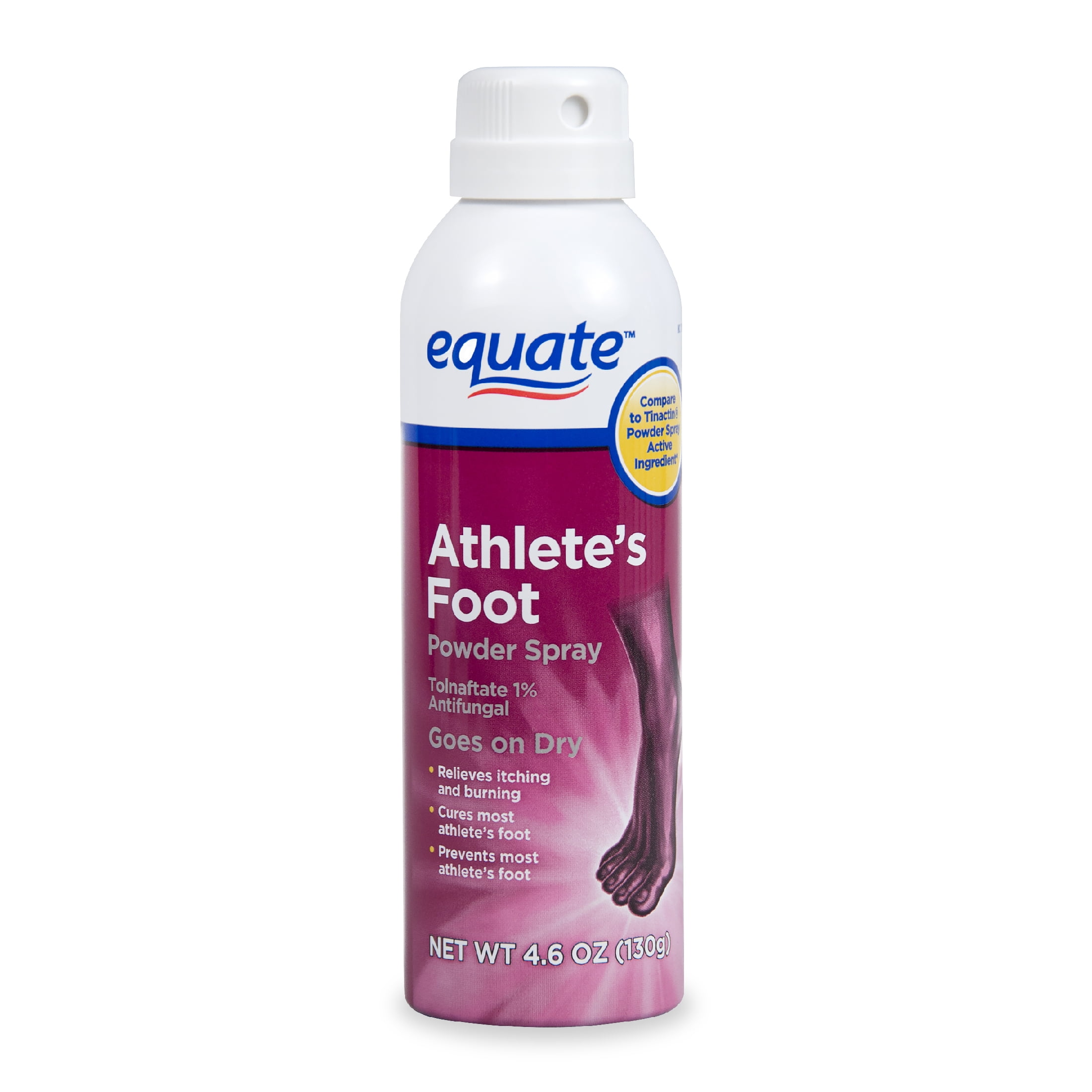Equate Athlete's Foot Antifungal Powder Spray, 4.6 oz