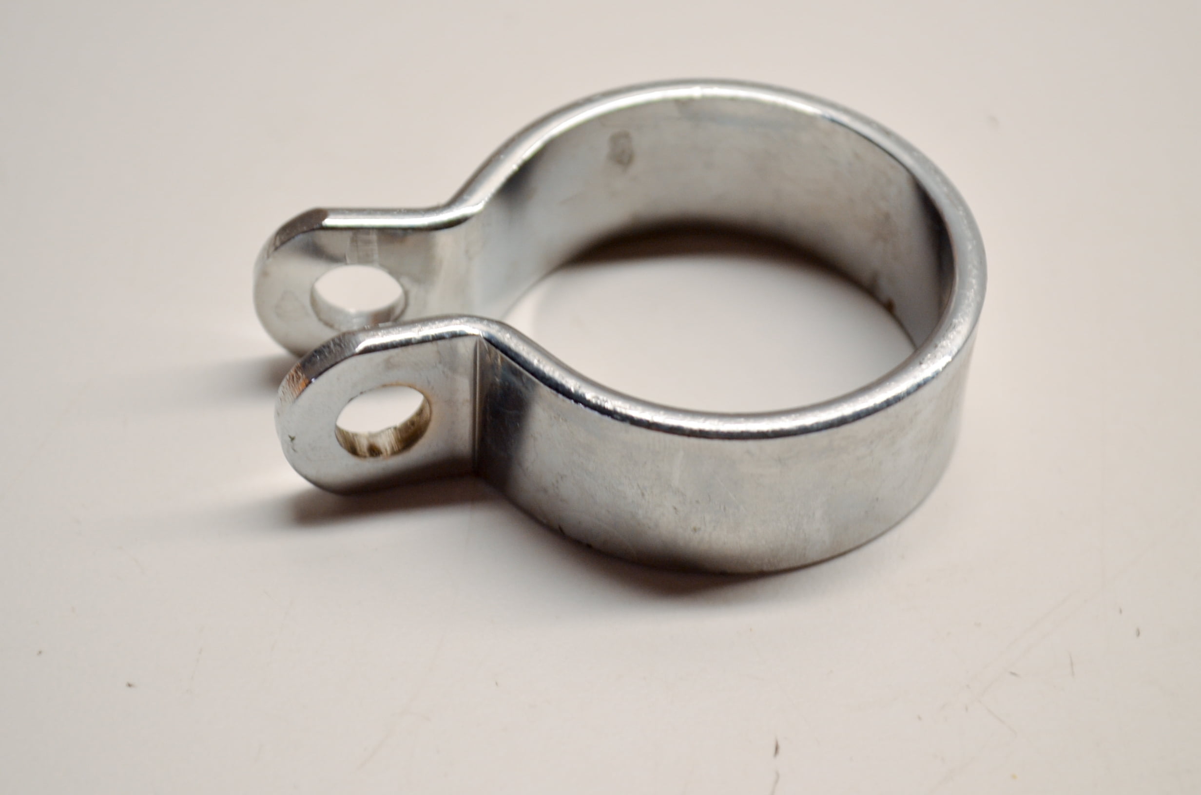 Aftermarket Chrome Exhaust Clamp NOS