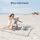 thumbnail image 5 of Resistente Soccer Goal para Backyard 6 x 4 ft Collapsible Steel Frame Football Net Easy Setup con Ground Stakes Training Equipment para Kids Youth & Adults Includes Carry Bag Blanco, 5 of 7