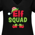 thumbnail image 4 of Inktastic Christmas Elf Squad Women's Plus Size V-Neck T-Shirt, 4 of 5