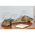 thumbnail image 5 of AFD Triple Glass Bowl On Wood, 5 of 5