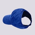 thumbnail image 2 of Gyujnb Washed Twill Baseball Cap with Ponytail Opening Adjustable Curved Brim for Outdoor Daily Casual Wear (Unisex Adult),One Size, 2 of 5