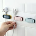 thumbnail image 4 of Plug Cable Holder Clip Plug Cord Holder Clip Power Cable Organizer Clip Plug Cable Retainer Power Plug Holder Wall Mounted Punching Free Adhesive Multifunction For Living Room, 4 of 4