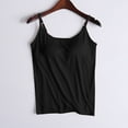 thumbnail image 5 of qolati 3 Pack Built in Bra Tank Tops for Women 2024 Casual Adjustable Spaghetti Strap Camisole Plus Size Sleeveless Yoga Workout Tops, 5 of 8