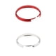 thumbnail image 1 of Paquete De 2 Llavero De Aluminio Con De Ajuste De Llavero, Sin Llave Fob Circundante Para (plateado Y Rojo), 1 of 8