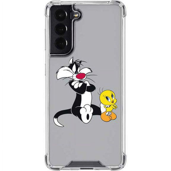 Skinit Cartoons Sylvester Tweety Bird Crossed Arms Galaxy S22 Clear Case