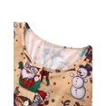 thumbnail image 4 of TheFound Female Nightwear Cartoon Patterns Print O-Neck Long Sleeve Jumpsuit, 4 of 9