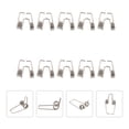 thumbnail image 2 of 10Pcs Trumpet Watergate Key Springs Drain Clique Trumpet Accessories (Silver), 2 of 8