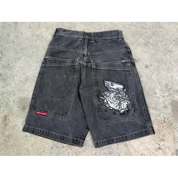 【jimwag】　Heart pocket denim pants BLACK HEART POCKET LOOSE FIT JEANS - BLACK – DRMERS CLUB